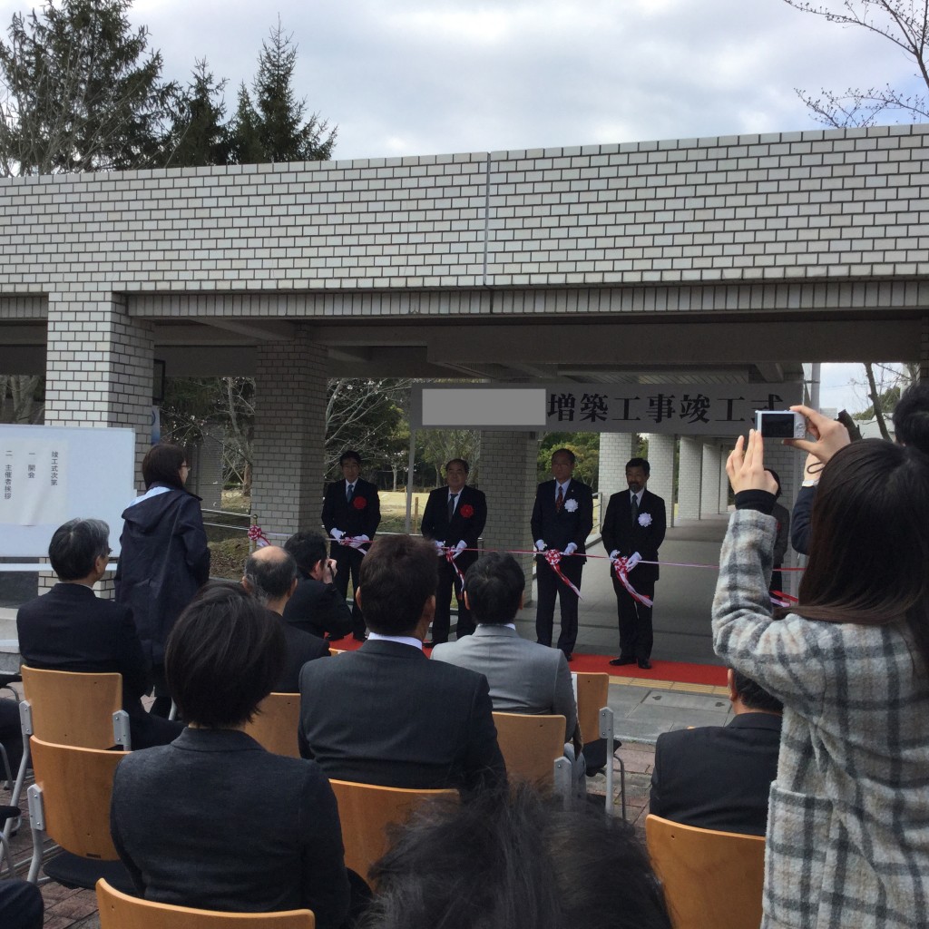 外大増築工事竣工式_160324